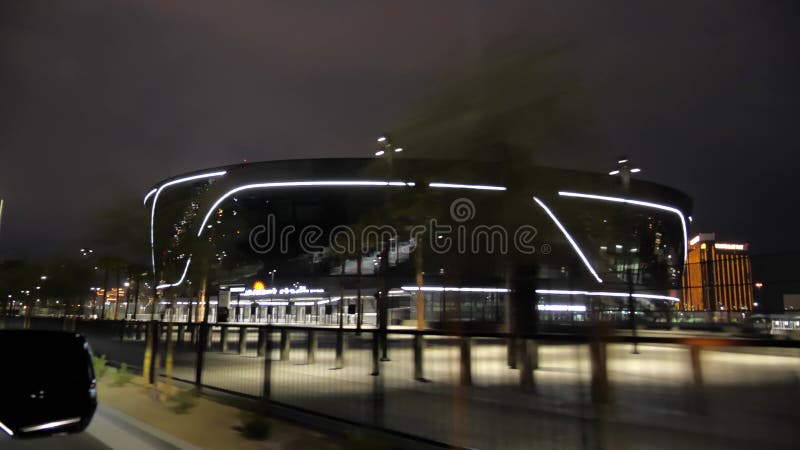 Stade allégiant à la maison de nuit terrain de las vegas raiders équipe du nfl