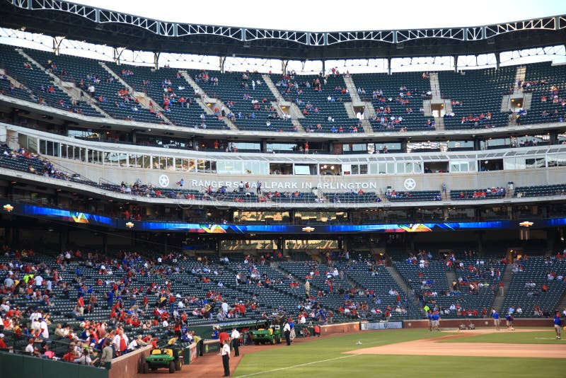 Stade de base-ball de Texas Rangers à Arlington photographie stock Stade de base-ball de Texas Rangers à Arlington photographie stock