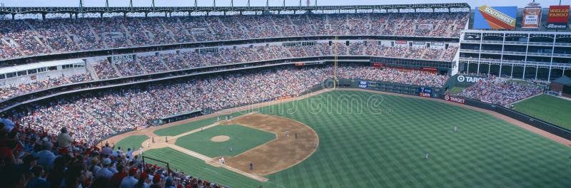 Stade de base-ball, Orioles de Baltimore des Texas Rangers v Baltimore Orioles, Dallas, le Texas