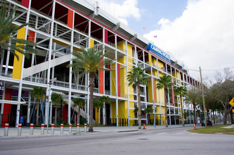 Stade de camping du monde orlandos. Situé à Orlando en Floride. photos libres de droits