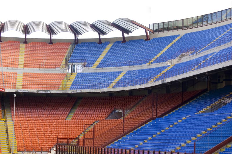 Stade de football vide photo stock Stade de football vide photo stock