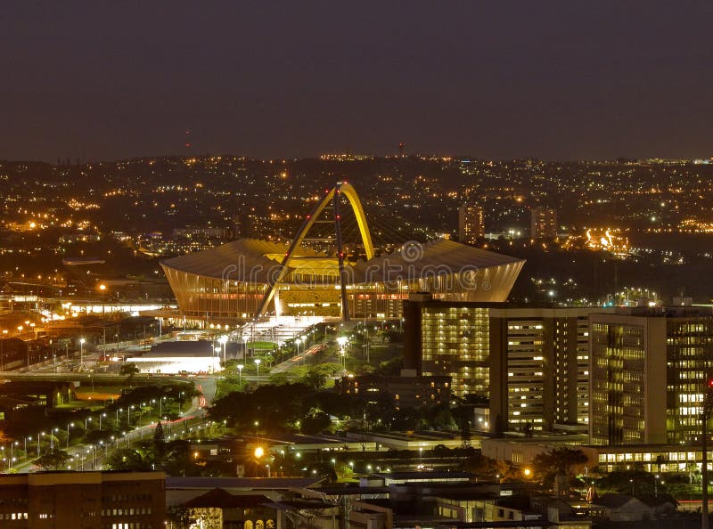 Stade de Moïse Mabhida, Durban, Afrique du Sud photographie stock libre de droits Stade de Moïse Mabhida, Durban, Afrique du Sud photographie stock libre de droits