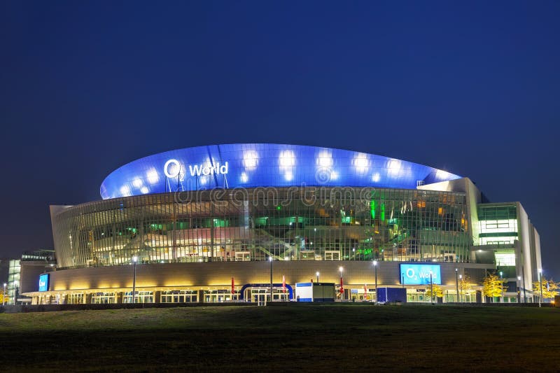 Stade du monde O2 à Berlin, Allemagne photos stock