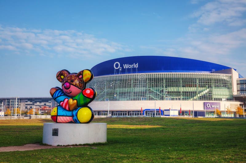 Stade du monde O2 à Berlin, Allemagne photographie stock libre de droits
