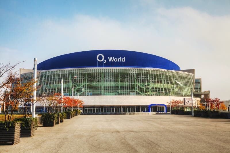Stade du monde O2 à Berlin, Allemagne photographie stock libre de droits