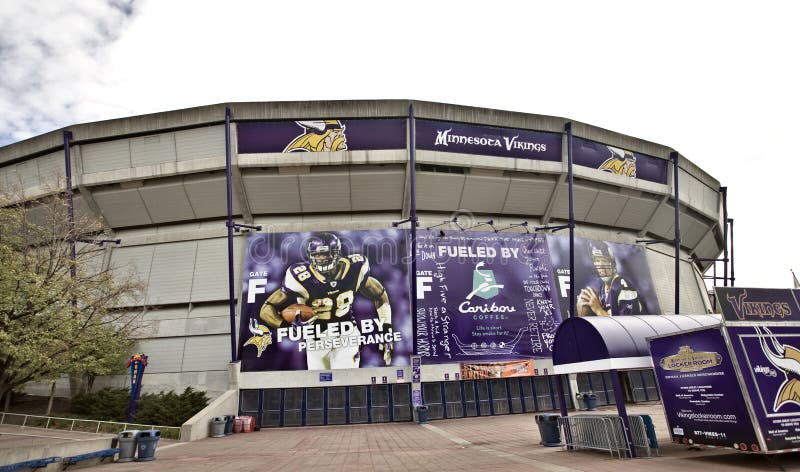 Stade Minneapolis de Vikings image libre de droits Stade Minneapolis de Vikings image libre de droits