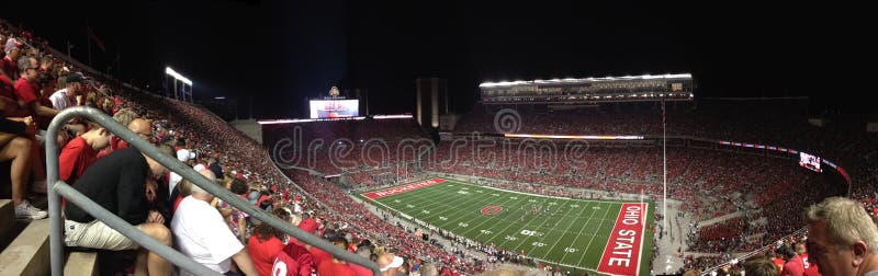 Panorama of Ohio Stadium, ohio State University. Panorama of Ohio Stadium, ohio State University