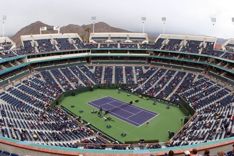 Stadio di tennis fotografie stock