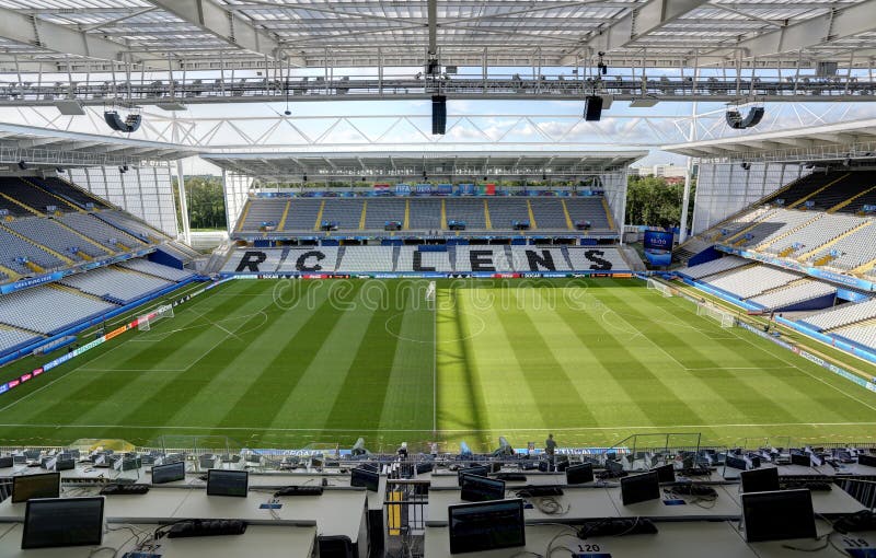 Stadium Bollaert-Delelis, Lens, France Editorial Image - Image of