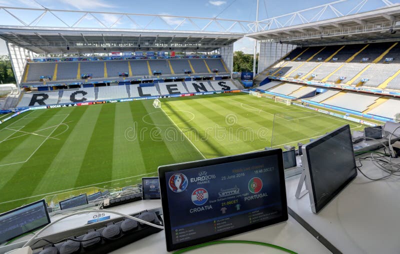 Stadium Bollaert-Delelis, Lens, France Editorial Image - Image of