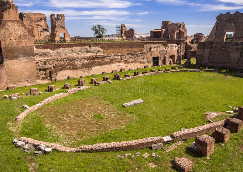 Domitian Stadium Palatine Hill Rome Italy