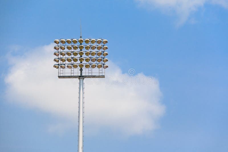 Stadium Light Poles stock image Stadium Light Poles stock image