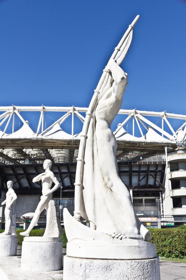 Stadium of the Marbles in Rome, Italy. Editorial Photography Image of