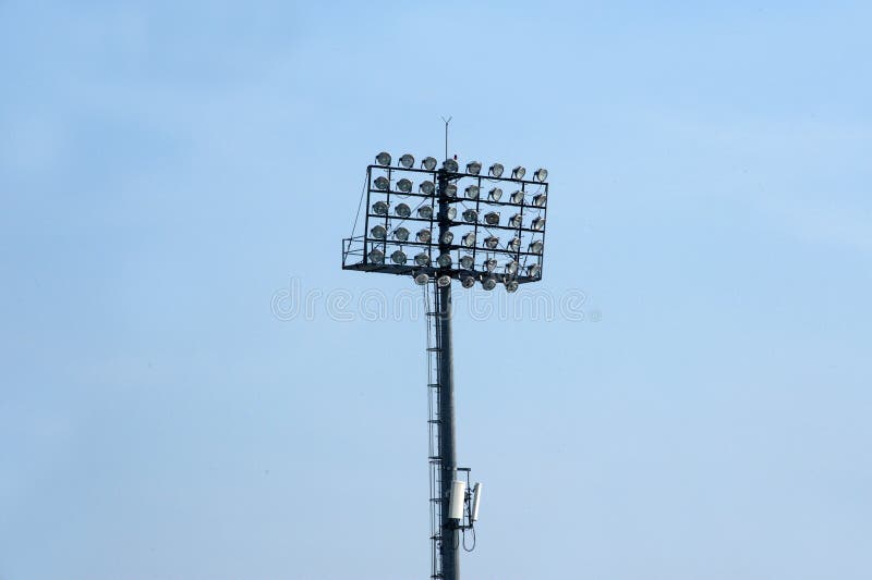 Stadium oświetleniowi słupy zdjęcie royalty free Stadium oświetleniowi słupy zdjęcie royalty free