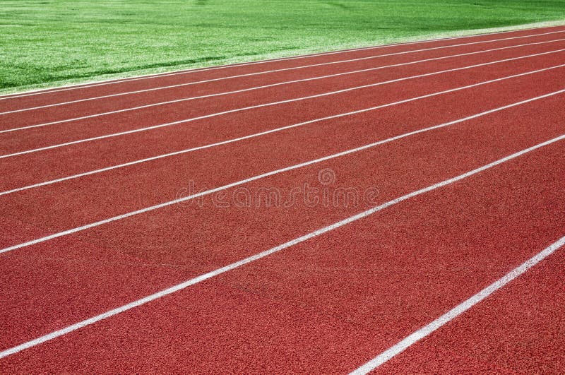 Stadium Rubber Running Tracks Stock Photo Image of sprinting, lane
