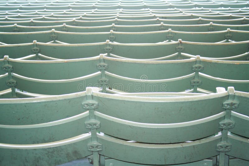 Stadium Seats royalty free stock images