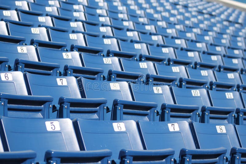 Stadium Seats 3 stock photo. Image of seat, baseball 17817538