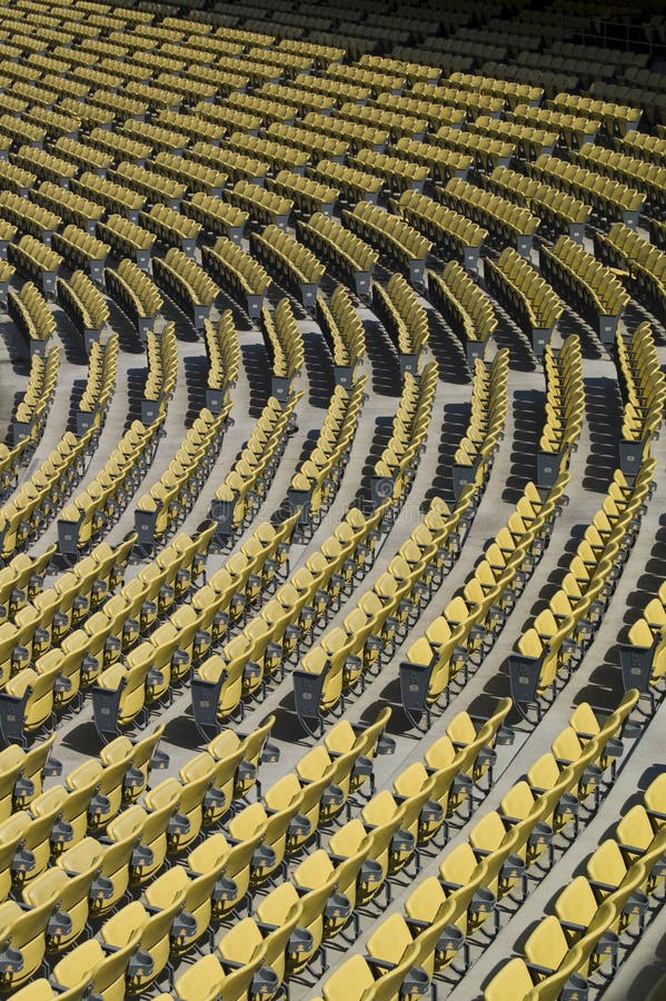 Stadium Seats stock photography