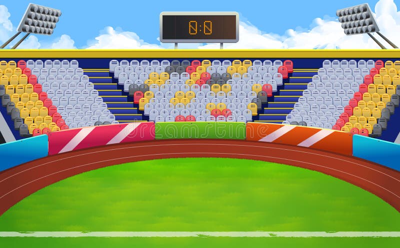 Stadium wektoru tło ilustracja wektor Stadium wektoru tło ilustracja wektor
