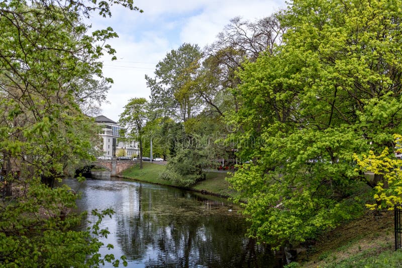 Stadslandskapet latvia riga royaltyfri fotografi Stadslandskapet latvia riga royaltyfri fotografi