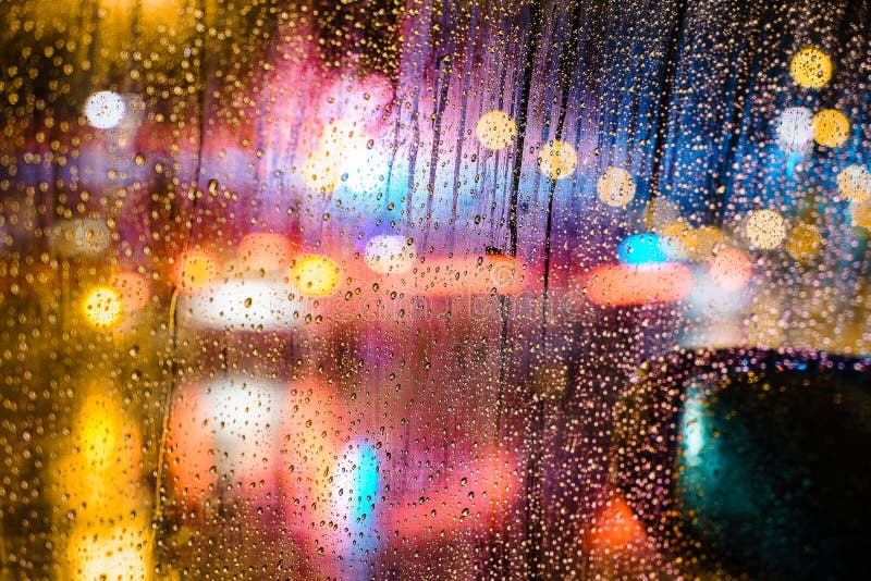 Stadt-Nacht-bokeh stockbilder Stadt-Nacht-bokeh stockbilder