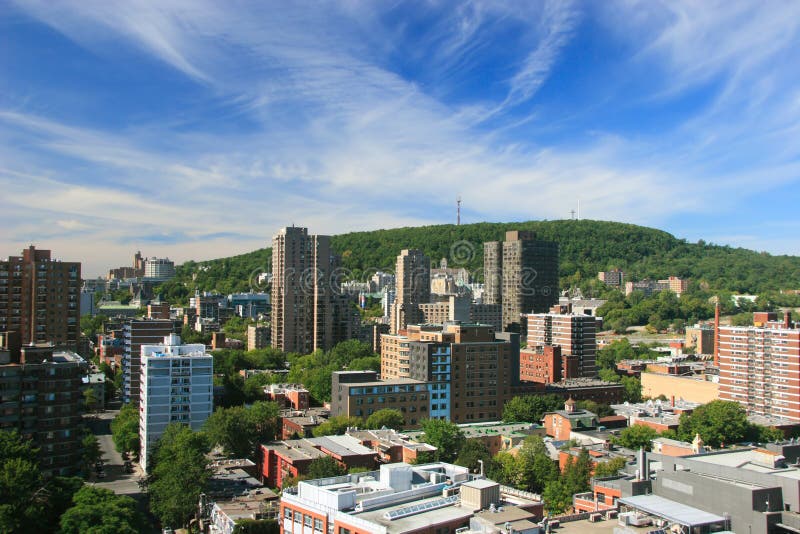 Stadt von Montreal stockbilder Stadt von Montreal stockbilder