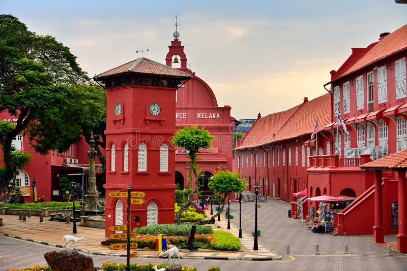Stadthuysen, Malacca, Malaysia arkivfoto Stadthuysen, Malacca, Malaysia arkivfoto