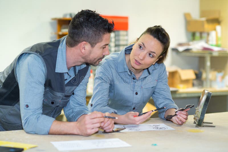 Staff Managing Warehouse Logistics in onsite Office Stock Photo Image of organised, industry