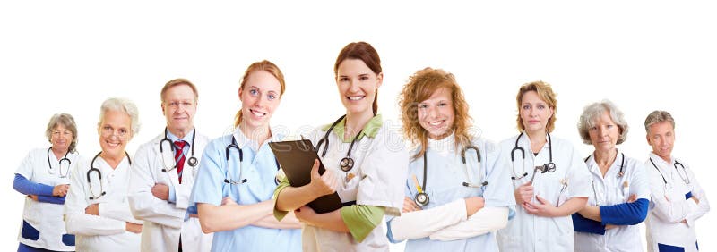 Staff team of doctors and nurses royalty free stock images Staff team of doctors and nurses royalty free stock images