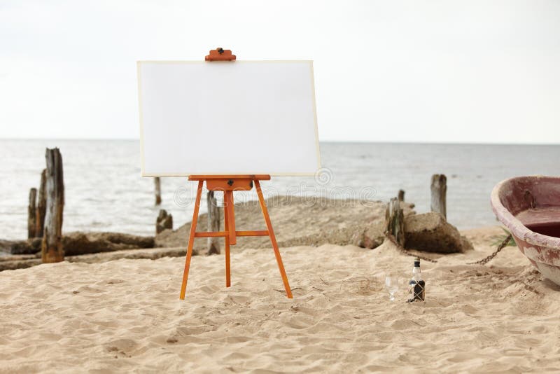 Staffli i stranden fotografering för bildbyråer Staffli i stranden fotografering för bildbyråer
