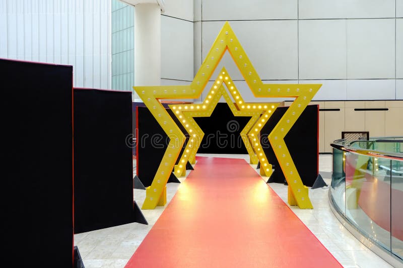 Stage Backdrop Catwalk Design. Concept for Award Ceremony, Celebrity or ...