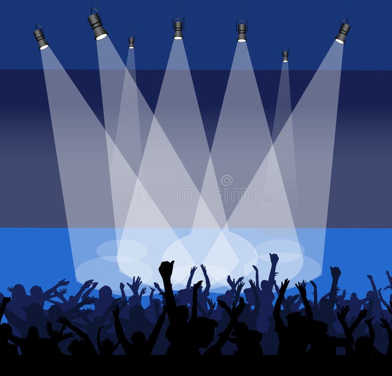 Stage Lights Silhouette Stock Illustrations 3,036 Stage Lights