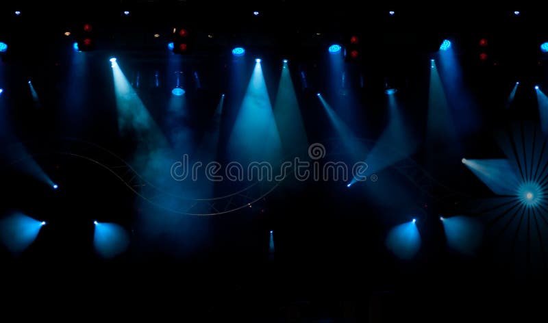 Stage lights stock photos