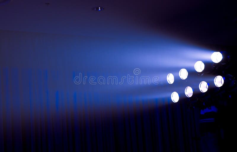 Stage lights stock image
