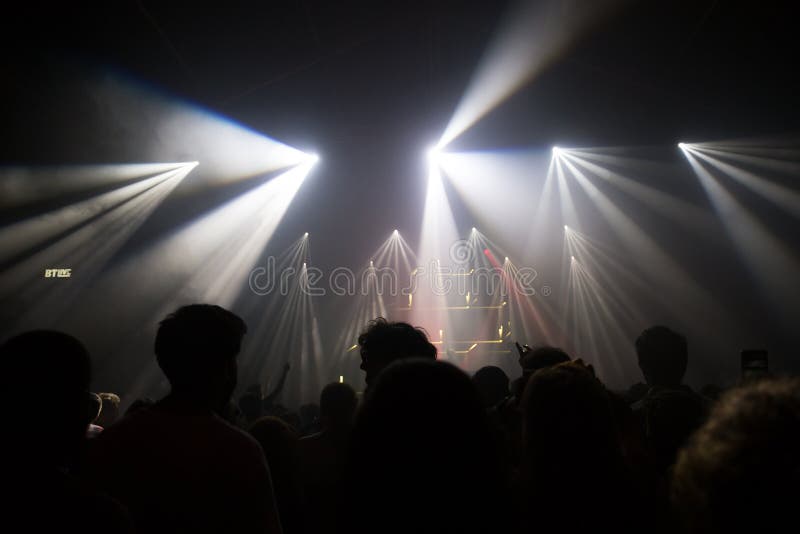 Fans Enjoying the Party Vibes Stock Image - Image of music, dancing ...