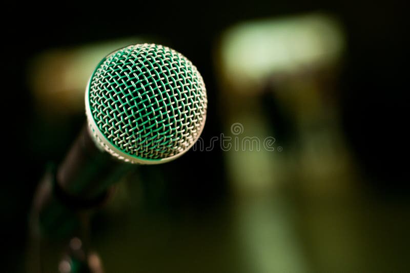 Stage microphone close up royalty free stock photos Stage microphone close up royalty free stock photos