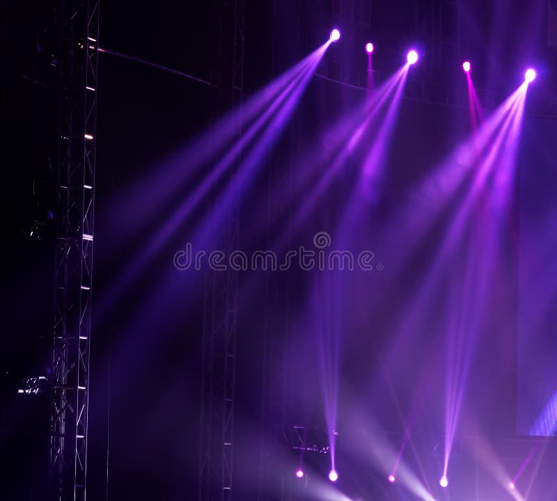 Stage Spotlight with Laser rays