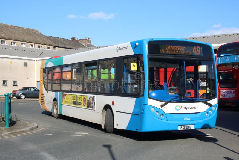 Stagecoach Single Deck Bus, Lancaster Bus Station Editorial Image