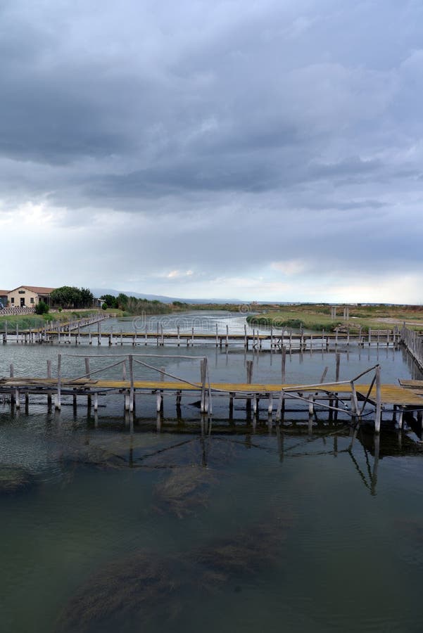 Stagno di pesce ed industria della pesca tradizionale in Sardegna