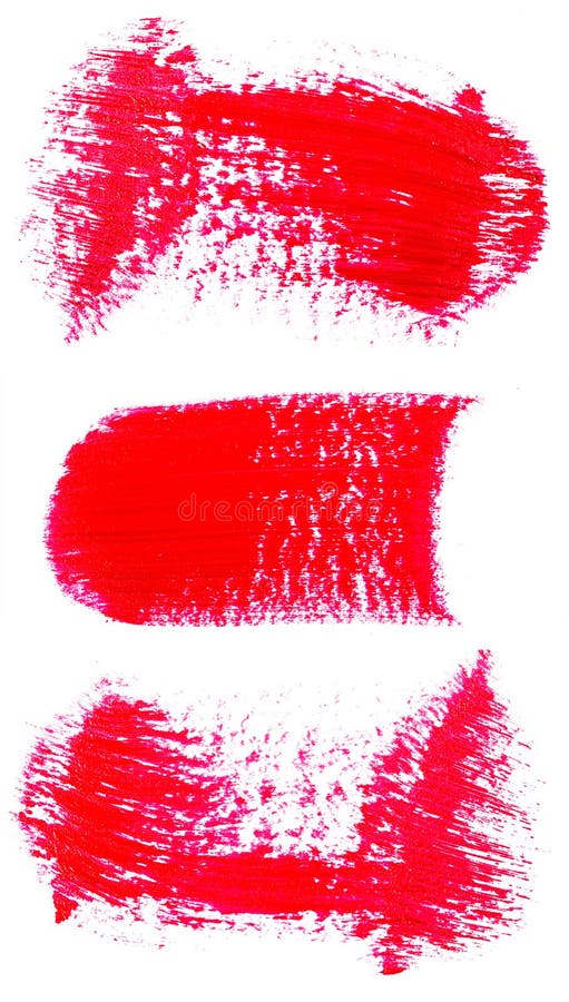 Stain of Oil Red Paint on White Stock Image Image of drops, artistic