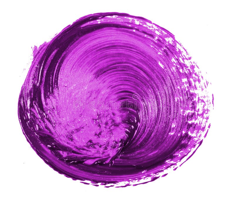 Stain of Purple Oil Paint on White Stock Photo Image of smear, purple