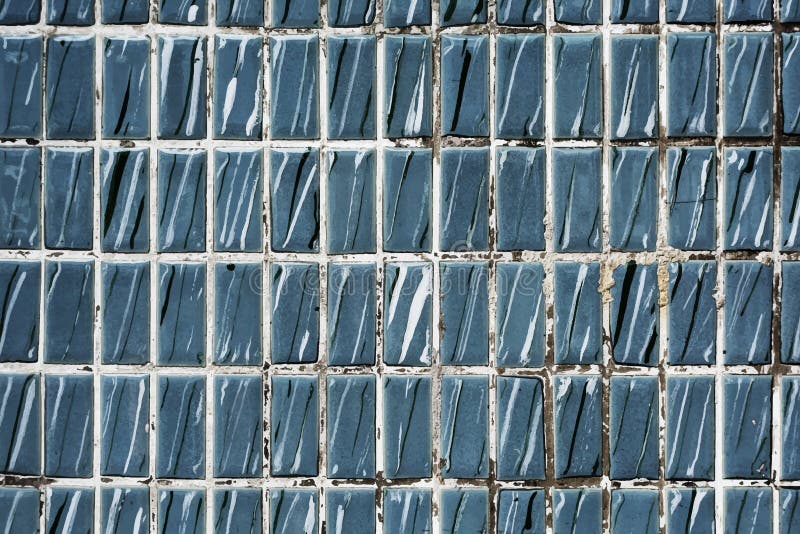 Stained Blue Tiles Textured Wallpaper Stock Photo Image of blocks