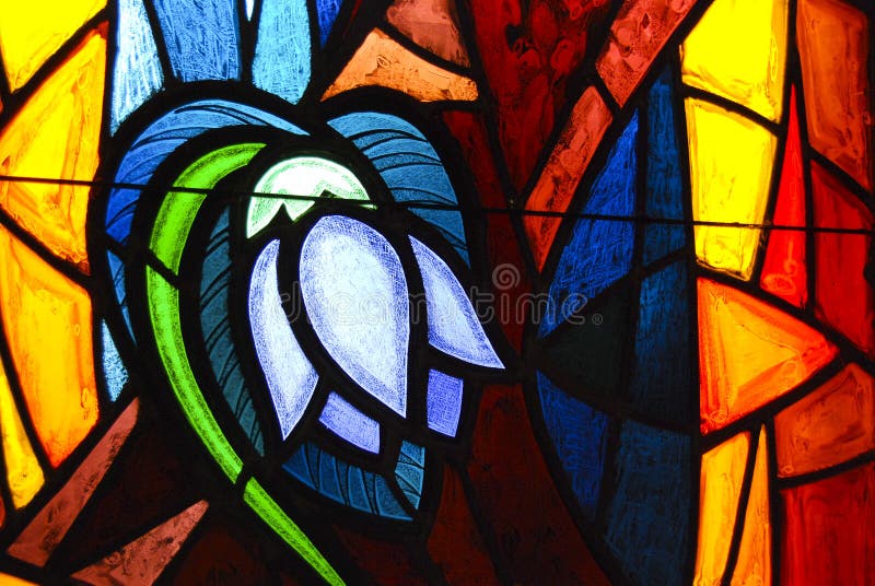 Stained glass stock image