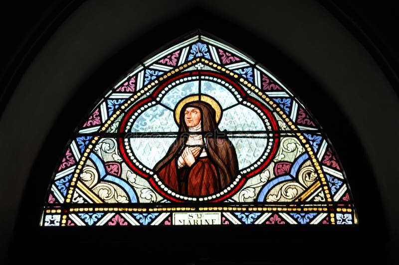 Stained Glass Color Saint Mabine