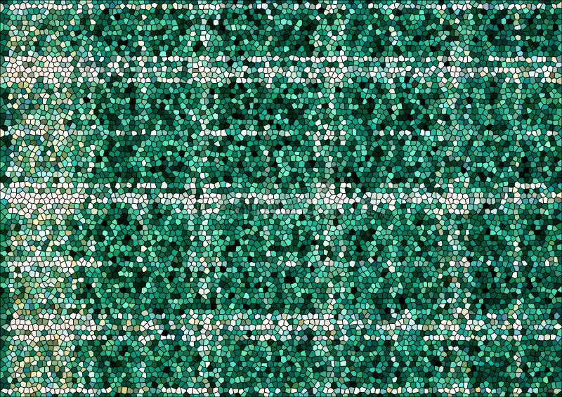 Stained Glass Computer Filter Green Background Stock Illustration