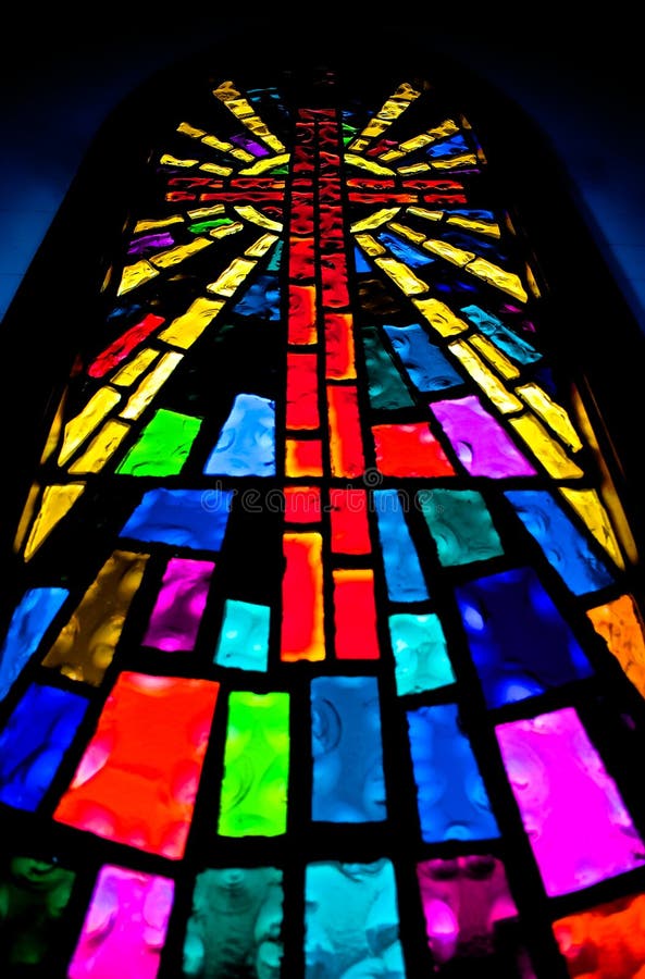 Stained Glass Cross