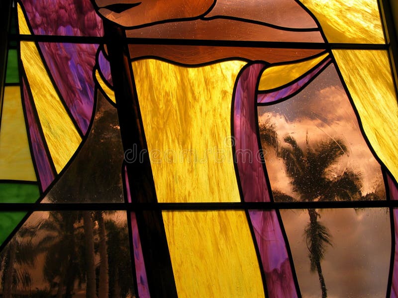 Stained Glass Palm