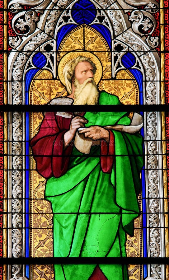 Stained Glass - the prophet Ezechiel