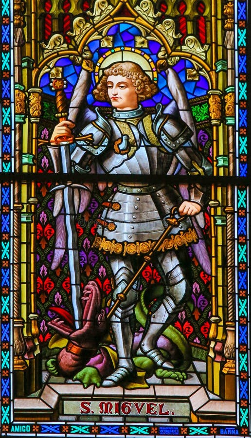 Stained Glass, St Michael the Archangel Stock Image - Image of window, valencia: 119701839 Stained Glass, St Michael the Archangel Stock Image - Image of window, valencia: 119701839
