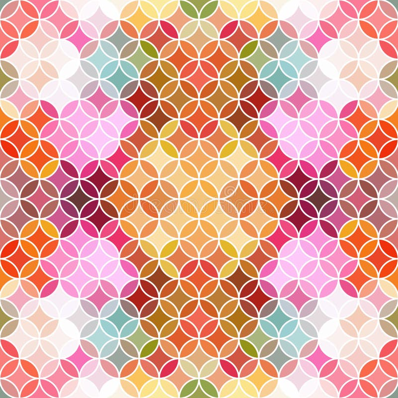 Stained glass vector background. stock illustration